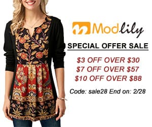 Modlily.com discount coupons and deals