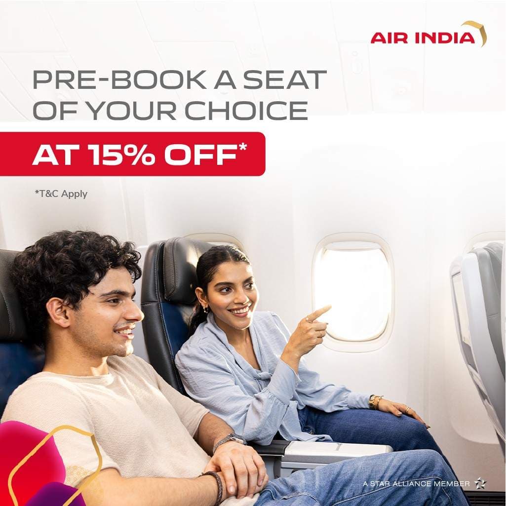 Air India discount coupons and deals